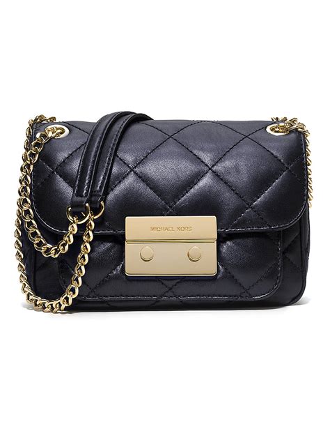 michael kors small sloan quilted shoulder bag